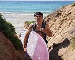 Terzo enjoy surfing in his free time Terzo enjoy surfing in his free time.